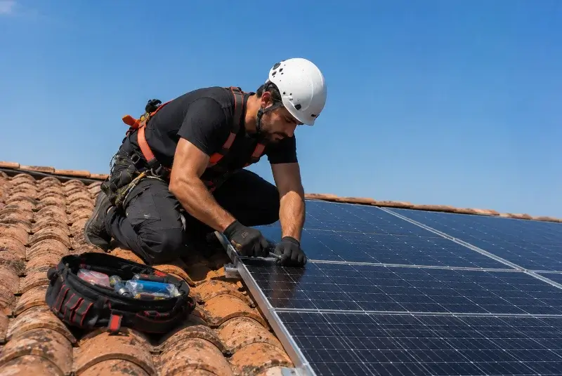 Maintenance et monitoring de panneaux solaires à Bertric-Burée